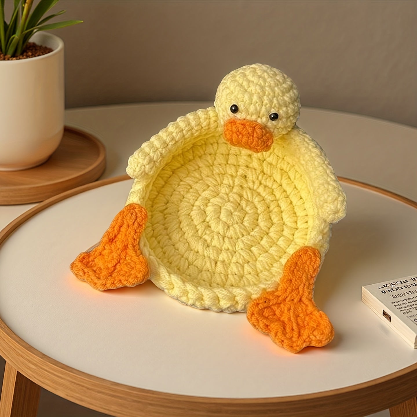 Set of 2 Cute Handmade Crochet Coasters, Beautifully Woven for Coffee Cups, Suitable for Tea And Coffee, Perfect for Home Table Decoration Gifts, Essential for Tea Parties, Made from Soft Yarn Materials, Ideal for Craft Enthusiasts And Coffee Lovers