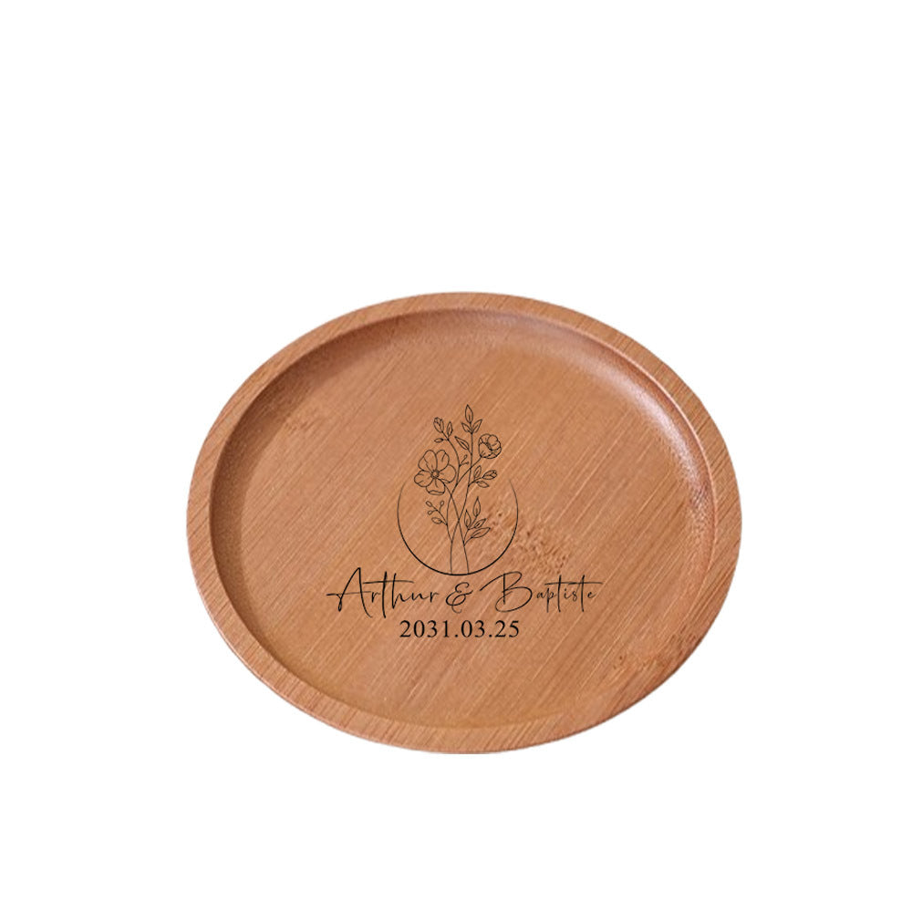 Custom Personalized Coasters with Carvings, Bridesmaid Souvenirs, Bridesmaid Gifts, Unique Anniversary Gifts for Couples Engagement Gifts, Housewarming Gifts
