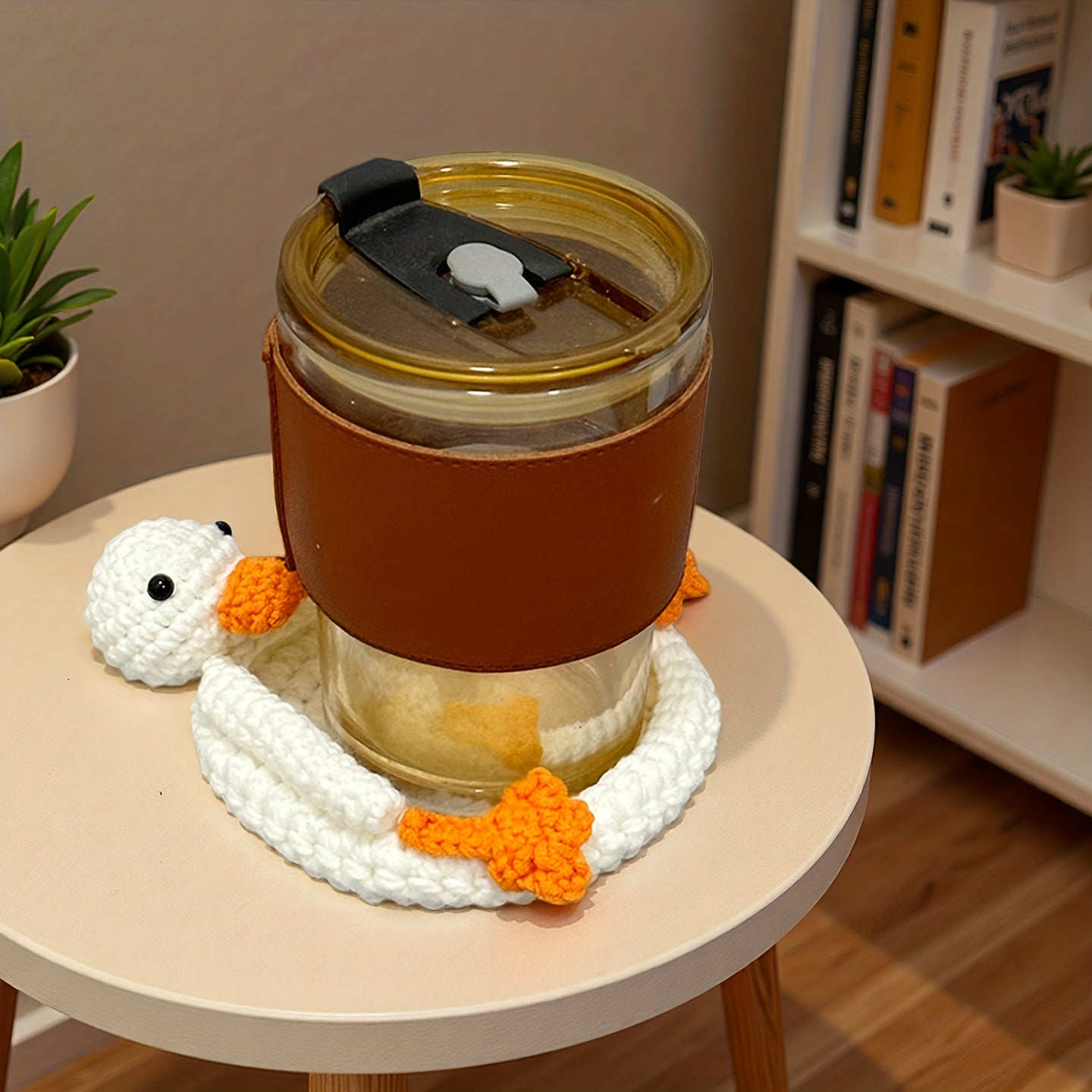 Set of 2 Cute Handmade Crochet Coasters, Beautifully Woven for Coffee Cups, Suitable for Tea And Coffee, Perfect for Home Table Decoration Gifts, Essential for Tea Parties, Made from Soft Yarn Materials, Ideal for Craft Enthusiasts And Coffee Lovers